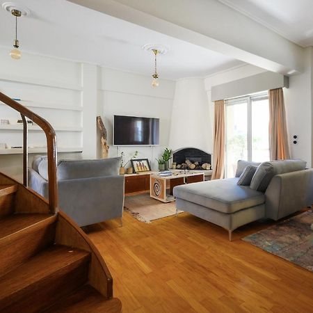 Relaxed Art Deco Maisonette Pagrati アテネ エクステリア 写真